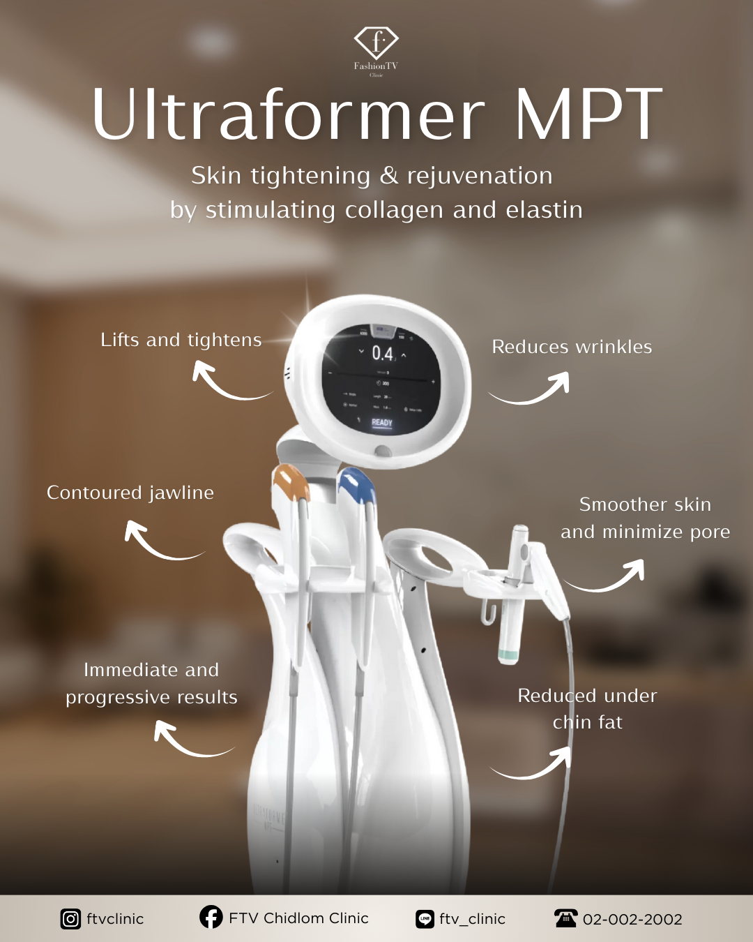 Ultraformer MPT device, FTV Clinic