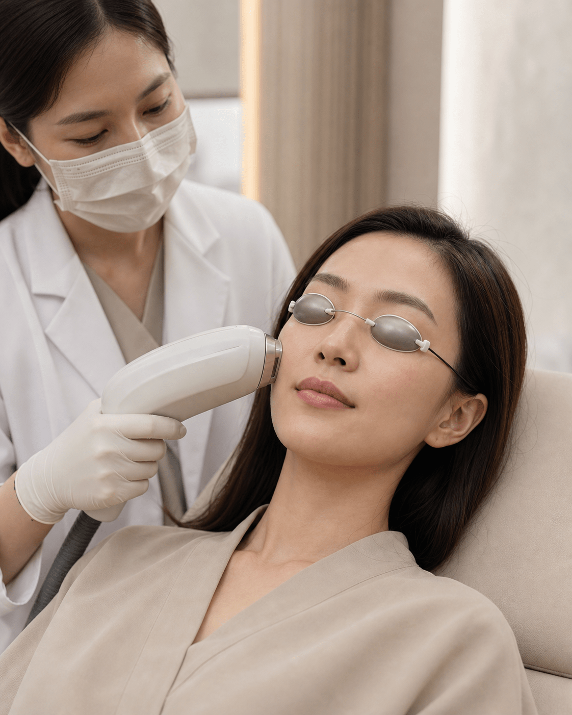 Laser skin treatment equipment at FTV Clinic