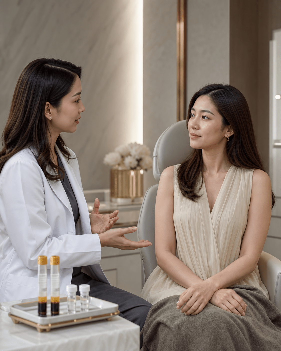 Regenerative treatment consultation at FTV Clinic