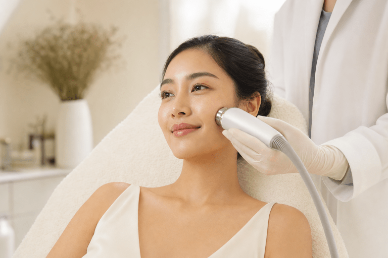 Physician-led facial rejuvenation consultation at FTV Clinic Bangkok