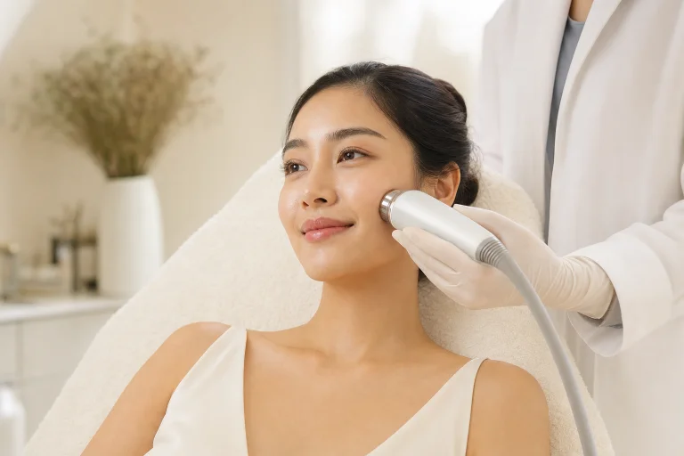 Physician-led facial rejuvenation consultation at FTV Clinic Bangkok