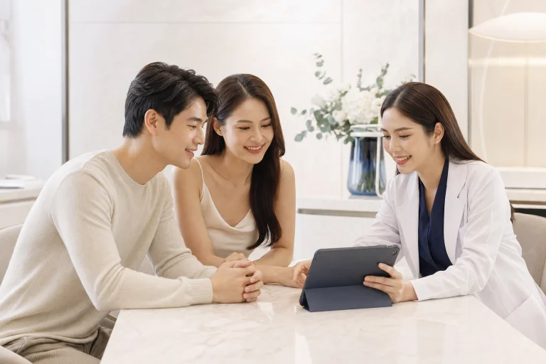 Health check-up consultation at FTV Clinic Bangkok